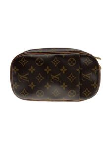 LOUIS VUITTON◆ポシェット・ガンジュ_モノグラム・キャンバス_BRW/キャンバス/BRW/総柄/M51870