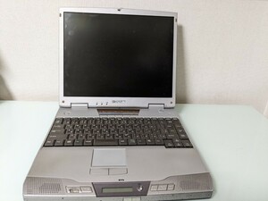 部品利用SHARP シャープ Windows ノートPC メビウス PC-MJ120M intel　inside PentiumIII　ジャンク品 本体のみACアダプタ無し保証無し　