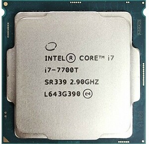 【中古CPU】Intel Core i7-7700T 2.9GHz TB 3.8GHz SR339 Socket 1151 4コア8スレッド 