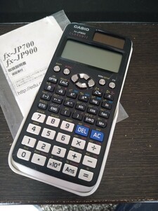 CASIO 関数電卓 fx-JP900 中古品、取説付き　動作品