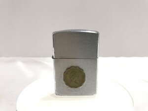 ■【YS-1】 ジッポー ZIPPO ■ ライター 1988年製 クイーンエリザベス2世 コイン メダル ■ シルバー 銀色系 【同梱可能商品】■D