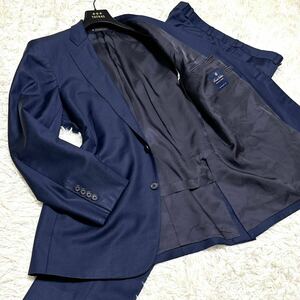 【希少サイズ】ブルックスブラザーズ セットアップスーツ カノニコ生地 ネイビー 紺 Brooks Brothers CANONICO 3L相当 2XL イタリア製 上下