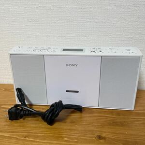 4-266 SONY ソニー パーソナルオーディオシステム ホワイト ZS-E30 CDデッキ 通電確認済