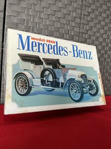 【ジャンク品】バンダイ 1/16スケール クラシックカーシリーズ プラモデル 未組立 メルセデスベンツ 1906年モデル