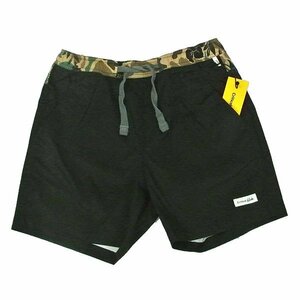 新品未使用 30インチ TCSS/The Critical Slide Society PLAIN JANE BOARDSHORTS BLACK サーフィン_海パン/海水パンツ メンズサーフパンツ