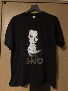 ブライアンイーノ Brian Eno アンビエント ambient Can Talking Heads Roxy Music David Bowie Iggy Pop 80〜90s ヴィンテージ tシャツ L