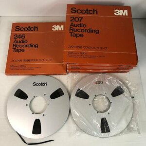 Y8-073八 Scotch スコッチ 3M スタジオ用 マスタリングテープ BASF 10点 箱 オープン 愛知 100サイズ