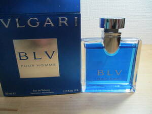 ★★　ブルガリ　ブルー　BLV　５０ｍｌ　ＥＤＴ　ほぼ未使用品　送料５１０円　★★