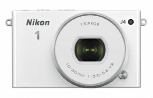 Nikon ミラーレス一眼 Nikon1 J4 標準パワーズームレンズキット ホワイト J(中古品)