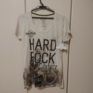 未使用タグ付ハードロックカフェ(Hard Rock Cafe)上野Tシャツ