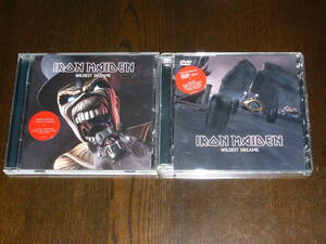 中古　輸入盤限定盤　CD Single+DVD-Single　2枚セット　Iron Maiden Wildest Dreams　ポスター付き