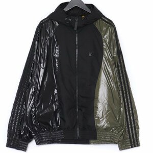 未使用 MONCLER GENIUS × ADIDAS BALZERS ショートダウンジャケット 3 ブラック グリーン I209S1A00010 M2288