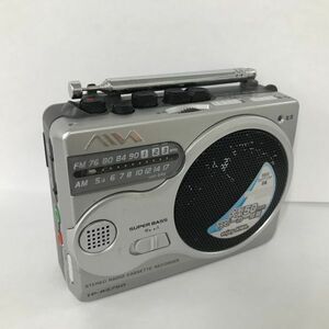 J252-I58-1125◎ AIWA アイワ ステレオラジオカセットレコーダー TP-RS750 ポータブルオーディオ機器 家電