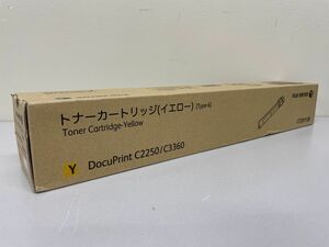 即決！富士ゼロックス純正トナーカートリッジ　CT201128　Type-6　イエロー　推奨期限切れ　DocuPrint C2250 / C3360