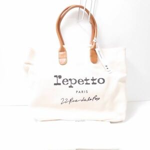 美品 repetto レペット TOILE トワレ キャンバス トートバッグ レディース AY3899C