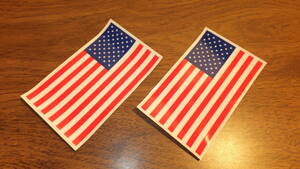 【北米仕様】アメリカ国旗 内張フィルムタイプUSA FLAG 2枚SET USDM高速有鉛JDM世田谷ベースハワイ アメリカンフラッグ