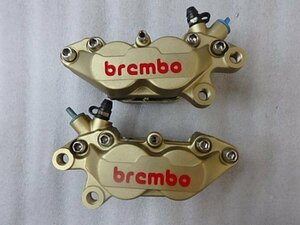 送料込み！　brembo ４０ｍｍ キャスト ブリッジボルト パッドピン変更済み パッド残量あり　