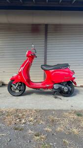 vespa LX125 3V 41144km 実動乗り出し出来ます 傷凹みあります フロント12インチ化 シートほつれあり 静岡東部より難あり箇所