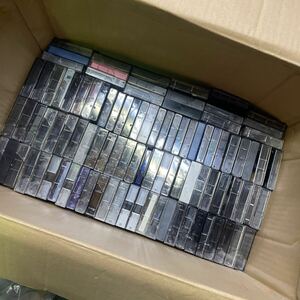 ⑦-3 カセットテープまとめ 大量セット ハイポジのみ ハイポジション ツメ有 約200本 中古