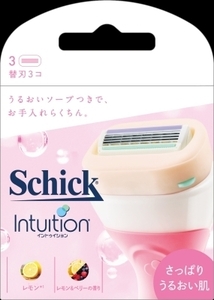 まとめ得 イントゥイション　さっぱりうるおい肌　替刃（３コ入） 　シック(Schick) 　女性用カミソリ x [2個] /h