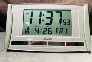 シチズン CITIZEN 8RZ004-B19 電波時計 パルデジットソーラーB デジタル 置き時計