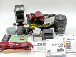 Nikon D3400 + タムロン 16-300mm + SB600 + 多機能アクセサリー 中古セット