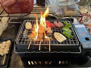 日本製 イワタニ カセットガス BBQ 串焼き カセットガス炉ばた焼器 炙りや2 BD178