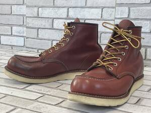 ＵＳＥＤ　レッドウイング　RED WING　アイリッシュセッター　モックトゥブーツ　9106　サイズ９Ｄ 27.0cm　USA製　08/11