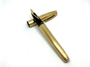 SHEAFFER シェーファー 万年筆 ペン先14K 585 刻印 ボディ 12K GF ゴールド　