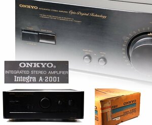 ONKYO オンキヨー Integra A-2001 インテグラ プリメインアンプ D/Aコンバーター オーディオ機器 音響機材 通電確認済 g213