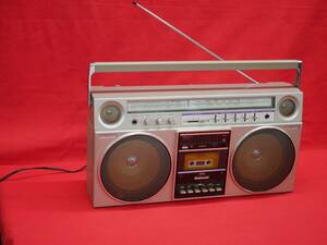 昭和レトロ ナショナル National RX-5080 FM/AM ステレオ アンティーク ラジオカセットレコーダー【動作品】