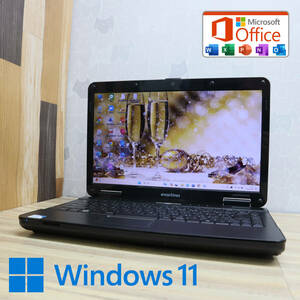 ★中古PC 500GB★MS2268 Webカメラ Celeron 900 Win11 MS Office 中古品 ノートPC★P68096