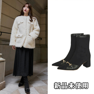 ハーリップトゥ Cambon Ankle Boots ブーツ ブラック M　37　しゃるのクローゼット