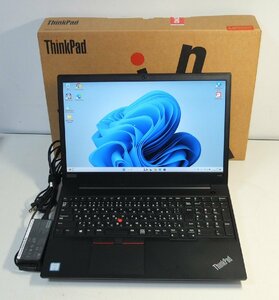 Lenovo レノボ 15.6インチフルHD ノートPC ThinkPad E590 i7-8565U 1.8GHz 8GB SSD128GB　Win11