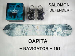 CAPiTA NAVIGATOR 151 / SALOMON セット