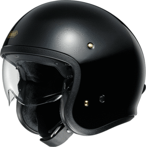 SHOEI　ジェットタイプヘルメット　J・O　ジェイ・オー　ブラック　XL
