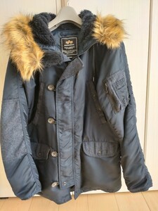 美品 別注 アルファ×ニコルクラブフォーメン N3B N-3B ALPHA INDUSTRIES NICOLE CLUB FOR MEN フライトジャケット Mサイズ