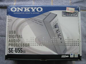未開封品 名機 オンキョー USB DIGITAL AUDIO PROCESSOR 型番SE-U55（S）新古品 ONKYO 20年近く前の品です