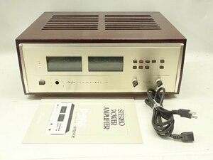 Accuphase アキュフェーズ A級ステレオパワーアンプ P-266 説明書付き ¶ 6DFB0-5