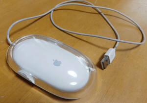  Apple Mac Pro アップル マックプロ 純正 スケルトン白マウス №M5769