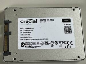 CRUCIAL SSD 250GB【動作確認済み】1511　