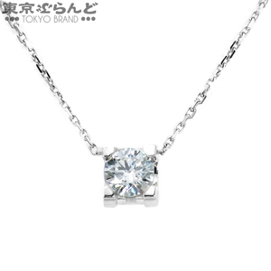 101719316 カルティエ CARTIER Cドゥカルティエ ネックレス N7405500 K18WG ダイヤモンド ホワイトゴールド ネックレス レディース 仕上済