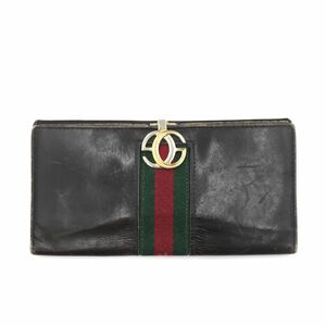 GUCCI グッチ　レザー 長財布 【J309-214#YP60】