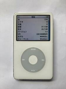 iPod classic 5世代 HDD30GB→ 新品40GB交換、新品バッテリー交換済み