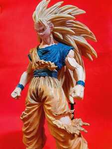 ドラゴンボール SCultures BIG 造形天下一武道会 其之三 スーパーサイヤ人3 孫悟空 フィギュア【開封品　服パーツ一部パーツ欠】