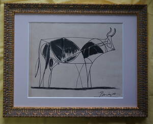 [Artworks]パブロ・ピカソ|Bull(雄牛)|肉筆|油彩|水彩|原画|オルセー美術館認証