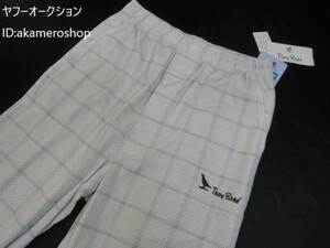 ◆トロイ　Troy Bros◆ルームパンツ【M】新品タグ付き　メンズ　グレー　ジャストサイズパンツ　ポケットあり　薄手　部屋着◆