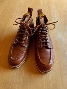 RRL CALLAWAY LEATHER BOOTS 9D Made in USA 着用1回のみ レザーブーツ ラルフローレンビンテージレッドウィング アイリッシュセッター