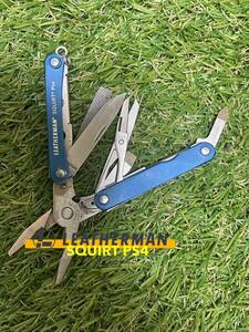 LEATHERMAN SQUIRT PS4 Blue レザーマン　マルチツール　ツールナイフ マルチプライヤー