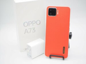 【通電確認済み】OPPO A73 CPH2099 ダイナミックオレンジ 4GB/64GB スマートフォン 本体 キングラム[fnk]